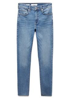 MANGO Crop Skinny Jeans