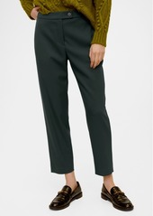 Mango Cropped Suit Trousers