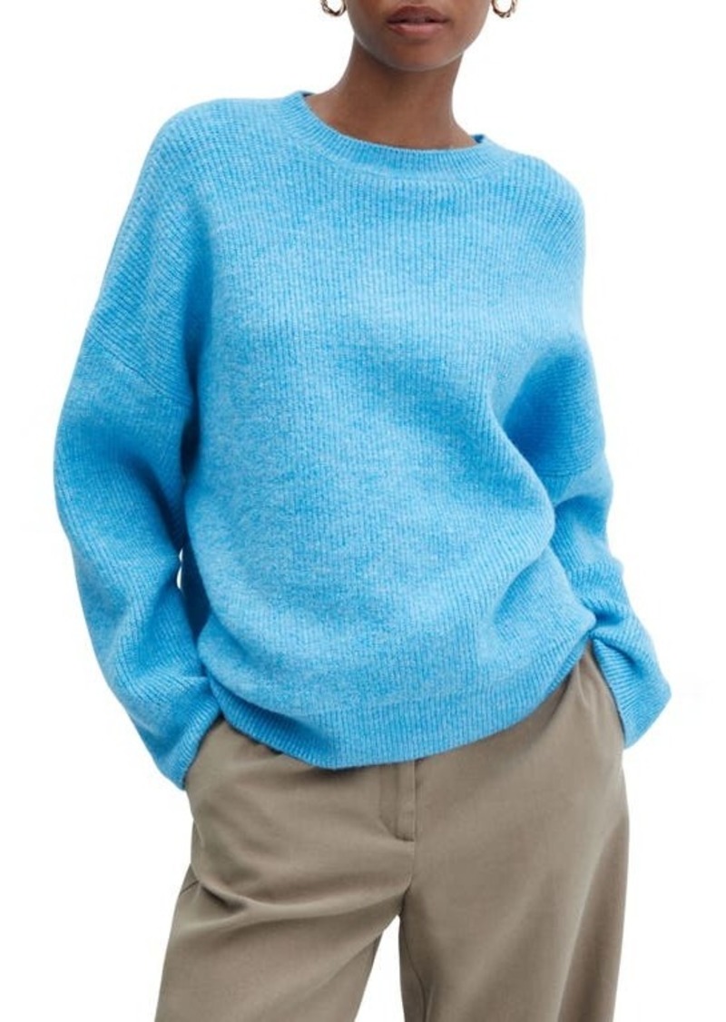 MANGO Drop Shoulder Oversize Sweater