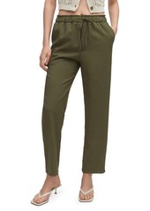 MANGO Flowy Straight Leg Pants