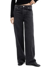 MANGO High Waist Wide Leg Jeans