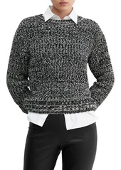 MANGO Mottled Crewneck Sweater
