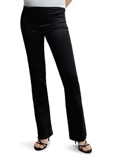 MANGO Over the Bump Flare Maternity Jeans