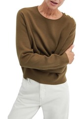 MANGO Shoulder Button Sweater n