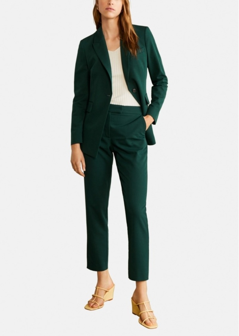 Mango Straight Suit Trousers