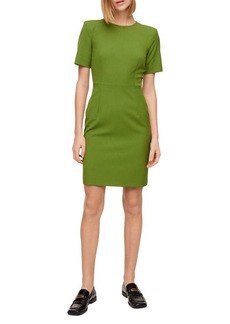 MANGO Tailored Minidress in Green at Nordstrom