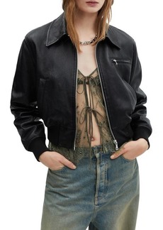 MANGO Vintage Faux Leather Jacket