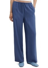 MANGO Wide Leg Drawstring Pants