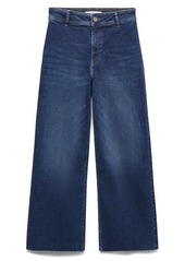 MANGO Wide Leg High Waist Jeans