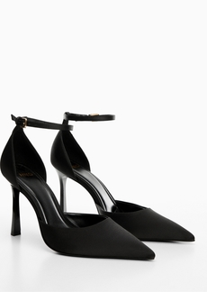 Mango Women's Ankle-Cuff Heel Shoes - Black