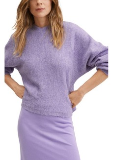 MANGO Women's Batwing Sleeve Sweater in Light/Pastel Purple at Nordstrom