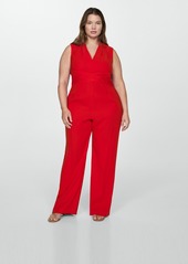 Mango Women's Blazer Style Pant - Red