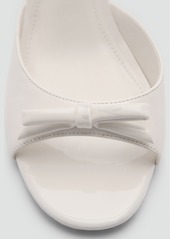 Mango Women's Bow Heel Sandals - White