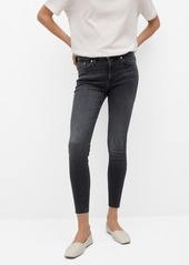 Mango Women's Crop Skinny Isa Jeans