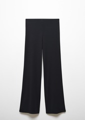 Mango Women's Elastic Waist Wide leg Pants - Charcoal