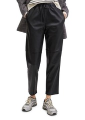 MANGO Women's Faux Leather Trousers in Black at Nordstrom