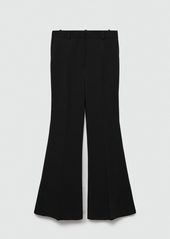 Mango Women's Maxi Flare Pants - Black