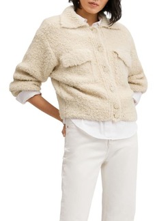 MANGO Women's Oversize Cardigan Sweater in Sand at Nordstrom