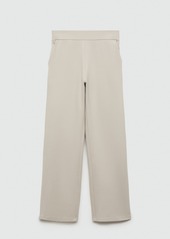 Mango Women's Pocket Jogger Pants - Light/Pastel Gray