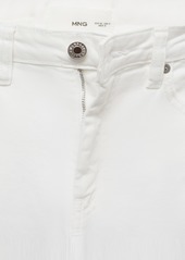 Mango Women's Skinny Cropped Jeans - White