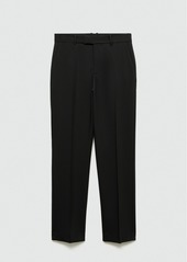 Mango Women's Straight Suit Pants - Black