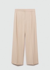 Mango Women's Striped Suit Pants - Beige