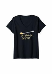 Mango Womens I Can't Believe I'm Not Butter Knife humorous sarcastic Gift V-Neck T-Shirt