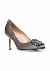 Manolo Blahnik 80mm Hangisi jewelled pumps