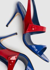 Manolo Blahnik 90mm Climnetra Patent Leather Sandals