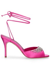 Manolo Blahnik 90mm Plumena Satin Sandals