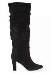 Manolo Blahnik Calassohi 90MM Slouchy Suede Knee-High Boots