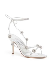 Manolo Blahnik crystal-detail 90mm sandals