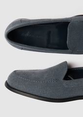 Manolo Blahnik Dineguardo Denim Loafers