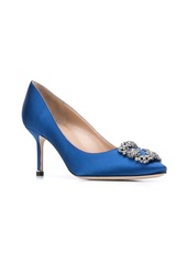 Manolo Blahnik Hangisi 70mm embellished buckle pumps