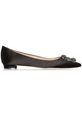 Manolo Blahnik Hangisi buckle-detail ballerina shoes