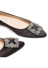 Manolo Blahnik Hangisi buckle-detail ballerina shoes