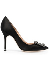 Manolo Blahnik Hangisi 105mm jewel buckle pumps