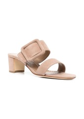 Manolo Blahnik large-buckle sandals