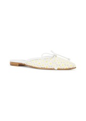 Manolo Blahnik Ballerimu Lace Flat