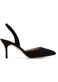 Manolo Blahnik Black Carolyne Heels