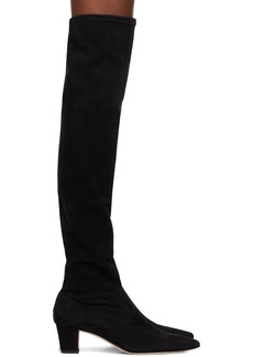 Manolo Blahnik Black Lupasca Tall Boots