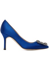 Manolo Blahnik Blue Hangisi 90 Heels