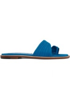 Manolo Blahnik Blue Tibo Sandals