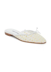 Manolo Blahnik Daisy Lace Mule