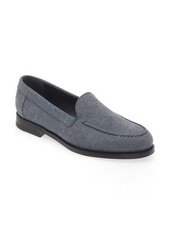 Manolo Blahnik Dineguardo Denim Moc Toe Loafer at Nordstrom