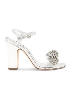 Manolo Blahnik Elhob 105 Leather Sandal