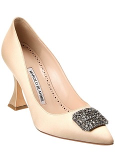 Manolo Blahnik Floritanuhi 90 Satin Pump