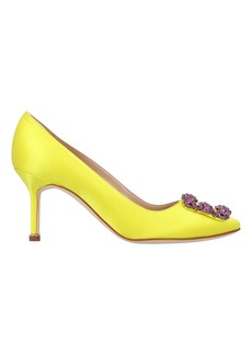 Manolo Blahnik Hangisi 070 Pump Yellow