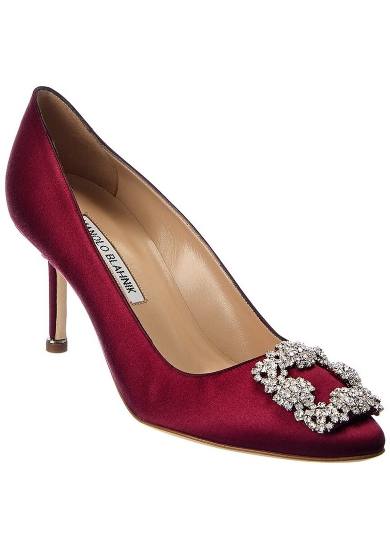 Manolo Blahnik Hangisi 70 Satin Pump