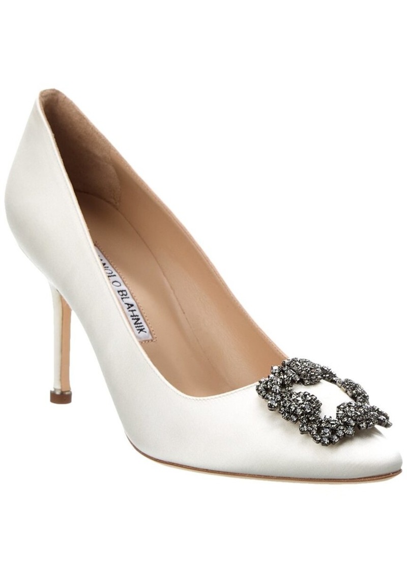 Manolo Blahnik Hangisi 90 Satin Pump